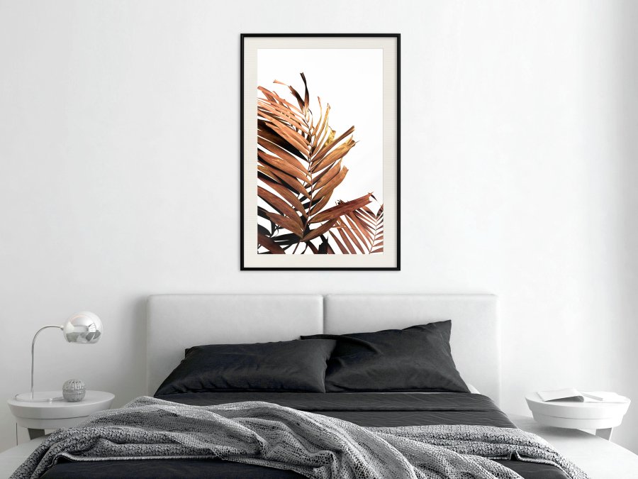 ARTGEIST Plakat med ramme - Copper Palm