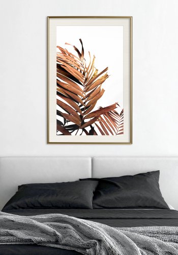 ARTGEIST Plakat med ramme - Copper Palm