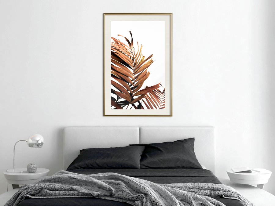 ARTGEIST Plakat med ramme - Copper Palm