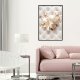 ARTGEIST Plakat med ramme - Lilies on Leather Upholstery