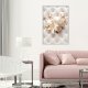 ARTGEIST Plakat med ramme - Lilies on Leather Upholstery