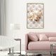 ARTGEIST Plakat med ramme - Lilies on Leather Upholstery