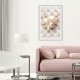 ARTGEIST Plakat med ramme - Lilies on Leather Upholstery