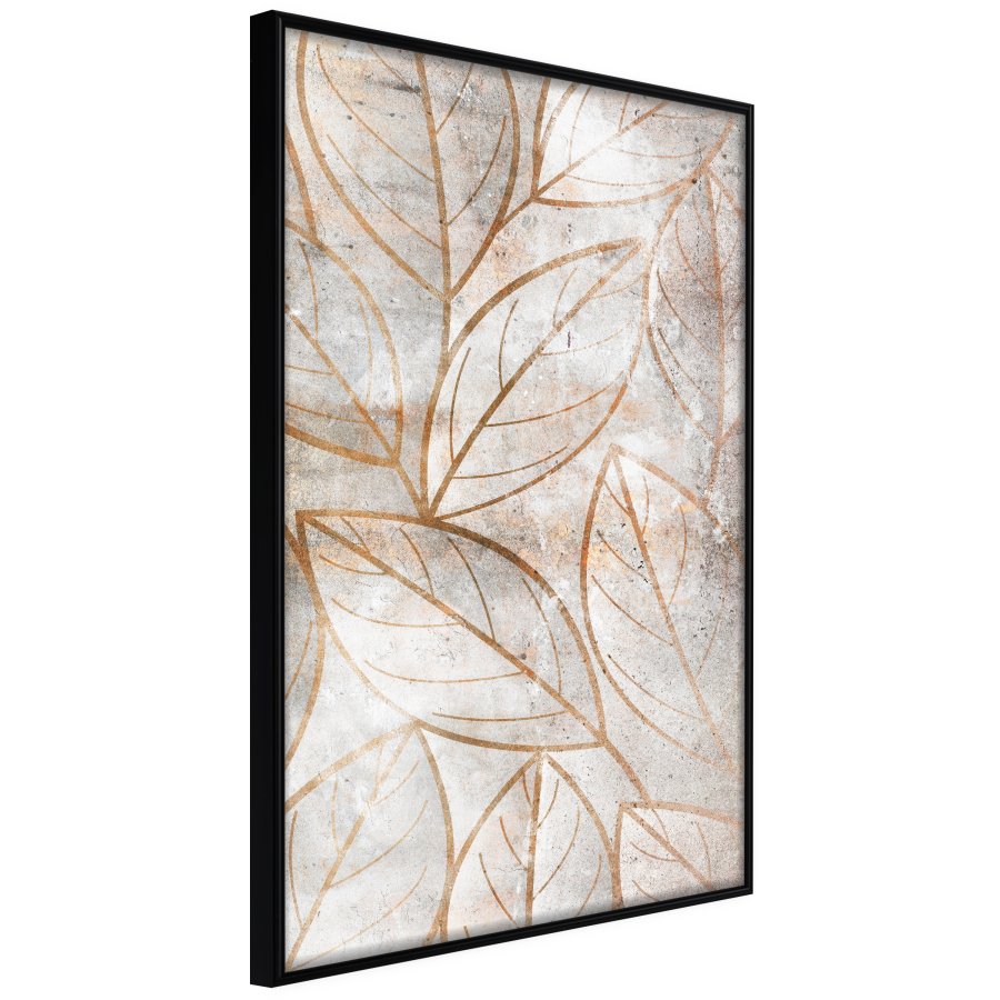 ARTGEIST Plakat med ramme - Copper Leaves