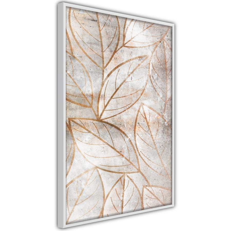 ARTGEIST Plakat med ramme - Copper Leaves