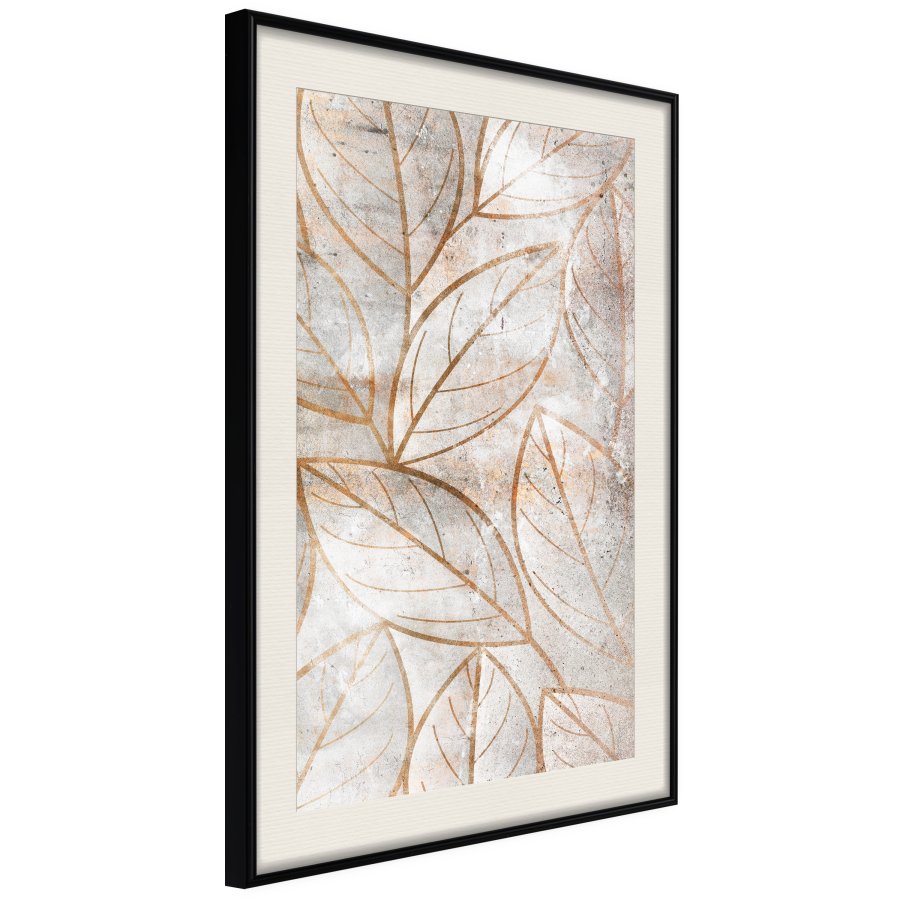 ARTGEIST Plakat med ramme - Copper Leaves