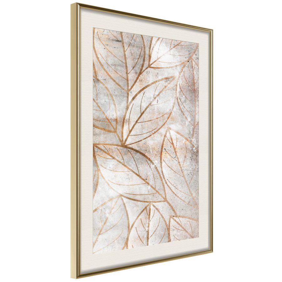 ARTGEIST Plakat med ramme - Copper Leaves