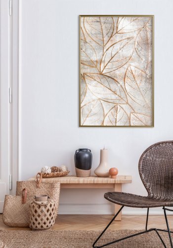 ARTGEIST Plakat med ramme - Copper Leaves