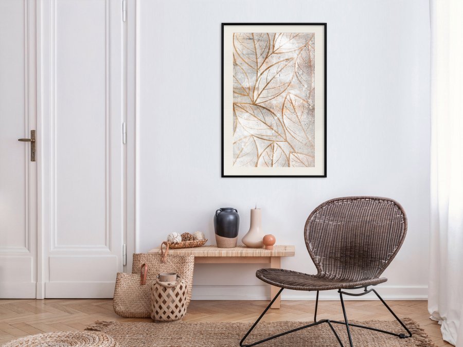 ARTGEIST Plakat med ramme - Copper Leaves