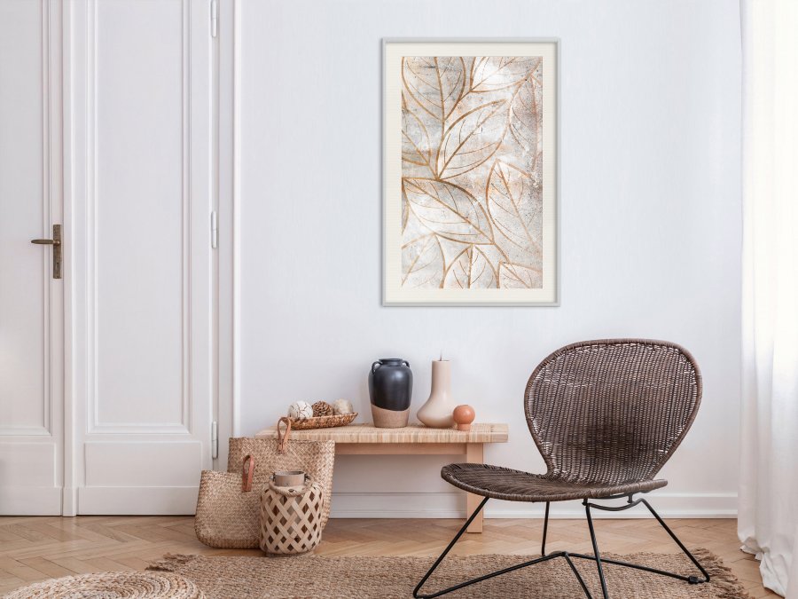 ARTGEIST Plakat med ramme - Copper Leaves