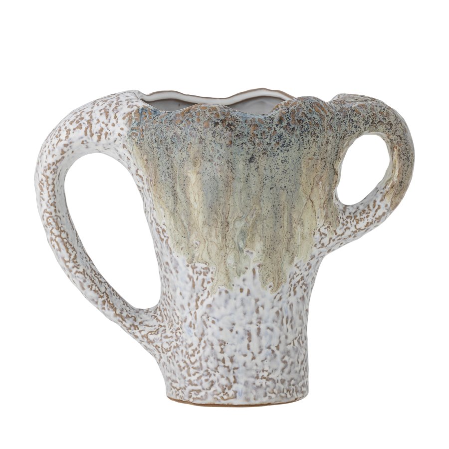 BLOOMINGVILLE Ledger Vase, Grn, Stentj