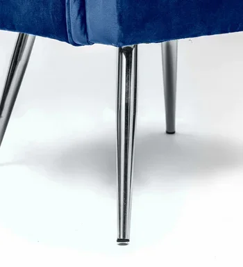 NORDLYS Bolge lnestol - bl fljl og metal