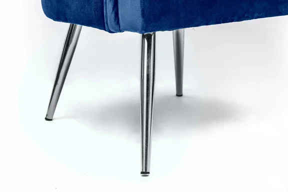 NORDLYS Bolge lnestol - bl fljl og metal