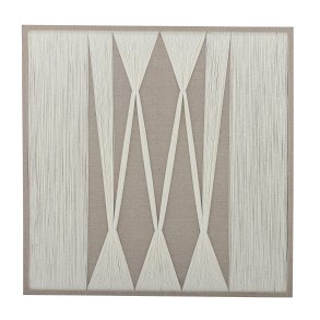 BLOOMINGVILLE Didder vgdekoration, kvadratisk - natur bomuld (80x80)