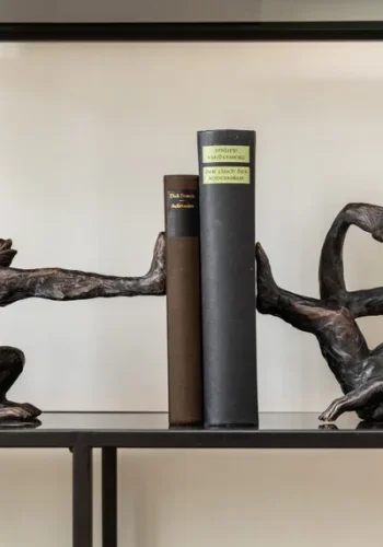 KARE DESIGN Monkey bogsttte - sort polyresin (st med 2)