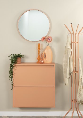 SPINDER DESIGN Billy 2 skoskab, m. 2 lger - clay terra stl