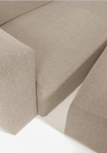 KAVE HOME rektangulr Blok puf - beige fljl (90x70)