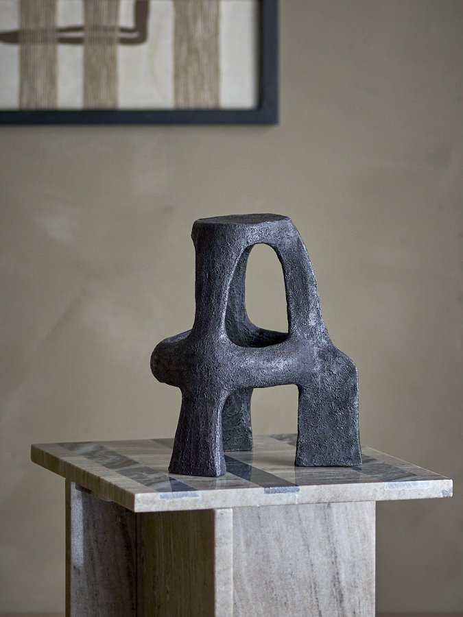 BLOOMINGVILLE Ombra Deko, Sort, Polyresin