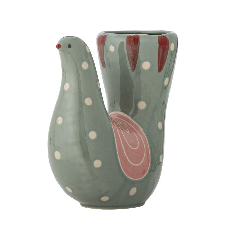 BLOOMINGVILLE Trudy Vase, Grn, Stentj