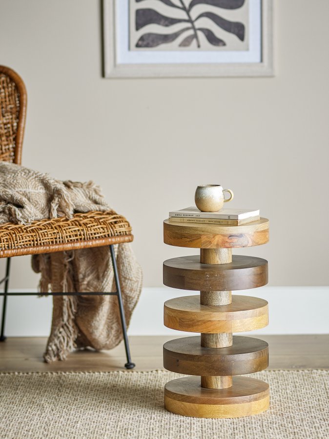 BLOOMINGVILLE Franka Sidebord, Brun, FSC 100%® Mango