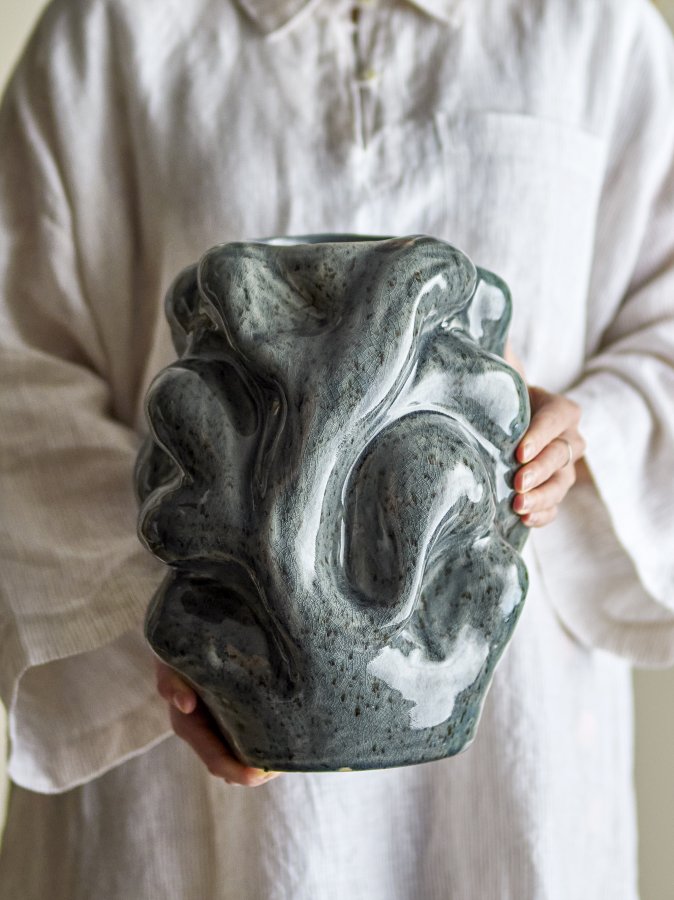 BLOOMINGVILLE Vuelle Vase, Gr, Stentj