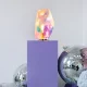 BOLD MONKEY Diamond Dear bordlampe - regnbuefarvet holografisk akryl og jern