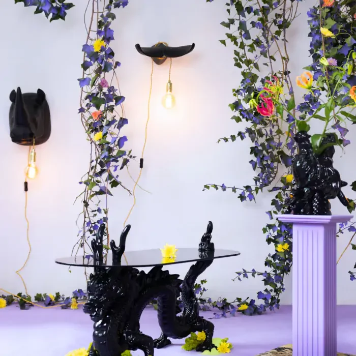 BOLD MONKEY The Tail Will Follow vglampe - sort harpiks