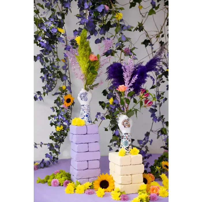 BOLD MONKEY Liberty Matters vase - bl keramik (H:31)