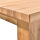 Rektangulrt Sam spisebord m. lige kant - massivt egetr, olieret (200x90)