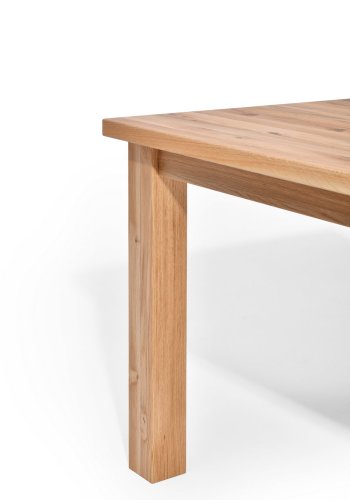 Rektangulrt Sam spisebord - massivt brstet egetr, olieret (200x90)