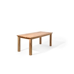 Rektangulrt Sam spisebord - massivt brstet egetr, olieret (200x90)