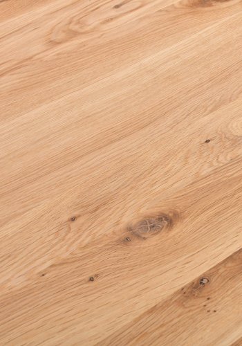 Rektangulrt Sam spisebord m. naturlig kant - massivt egetr, olieret (200x90)