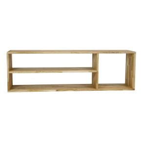 NOCNOI Puzzle TV-bnk, m. 3 rum - massivt olieret egetr (44,5x144)