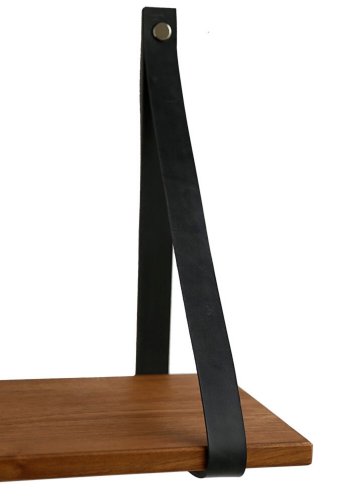 NocNoi Harre Vig vghylde - massiv valnd tr og sort lder