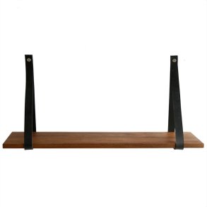 NocNoi Harre Vig vghylde - massiv valnd tr og sort lder