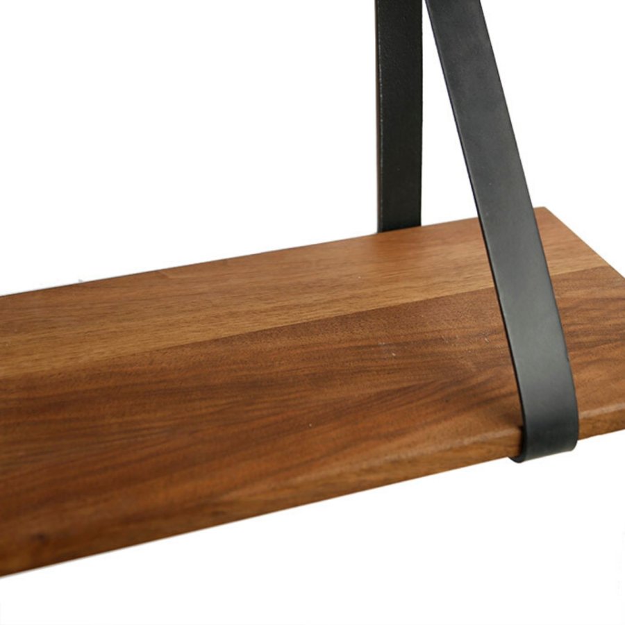 NocNoi Harre Vig vghylde - massiv valnd tr og sort lder