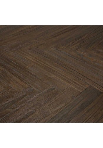 DAN-FORM Bone spisebord - brun genbrugs elmetr og tr (220x100)