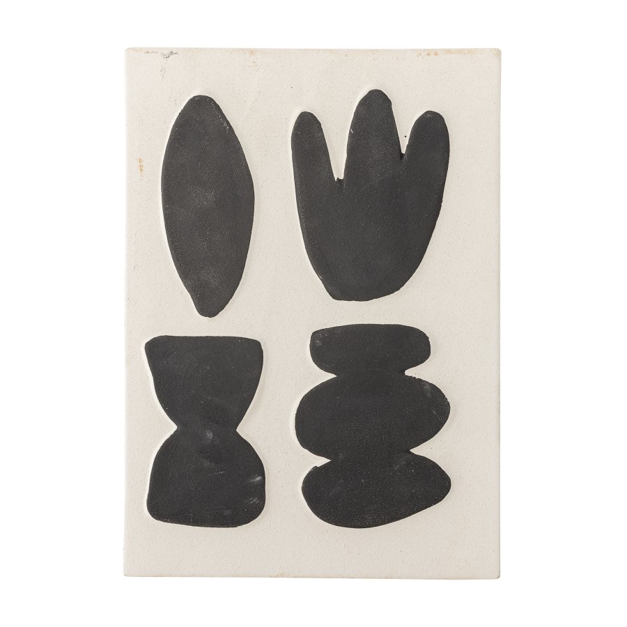 BLOOMINGVILLE Lutton Vgdekoration, Hvid, Stentj