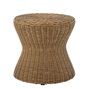BLOOMINGVILLE Roccas udendrs sofabord, rund - brun polyrattan (53)