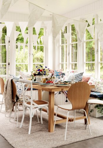 ROWICO Brooklyn spisebord - brstet eg m. udtrk (220x95)