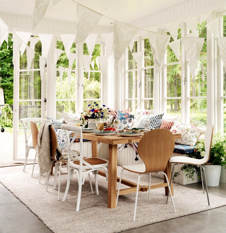 ROWICO Brooklyn spisebord - brstet eg m. udtrk (220x95)