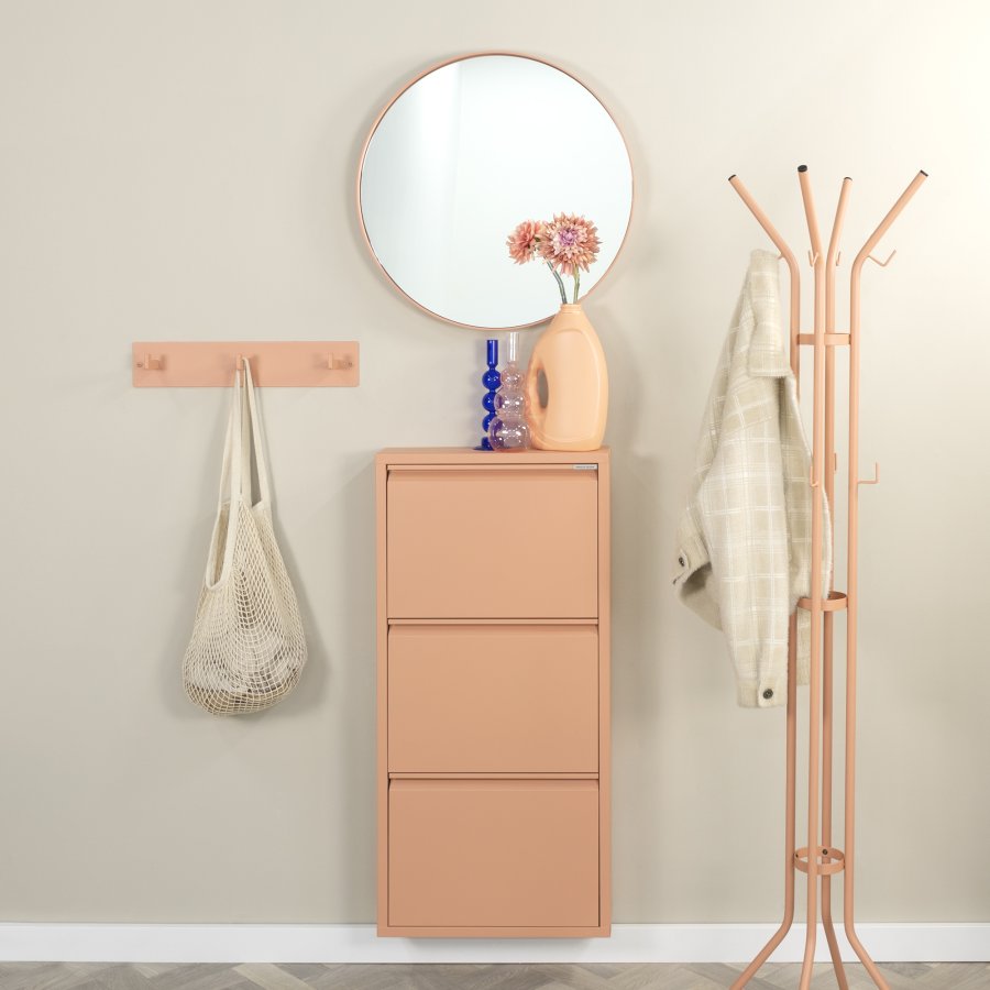 SPINDER DESIGN Leatherman 3 knagerkke, m. 3 knager - clay terra stl