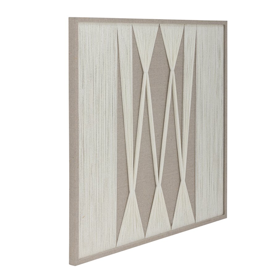 BLOOMINGVILLE Didder vgdekoration, kvadratisk - natur bomuld (80x80)