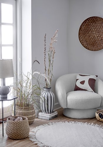 BLOOMINGVILLE Kean Bordlampe, Gr, Terrakotta