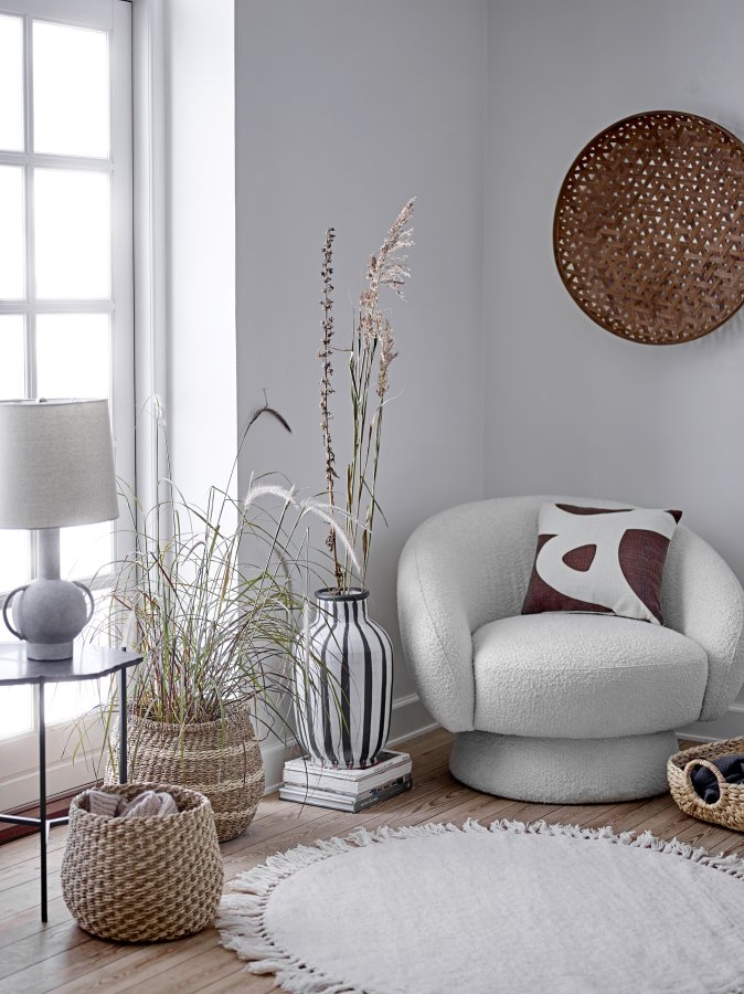 BLOOMINGVILLE Kean Bordlampe, Gr, Terrakotta