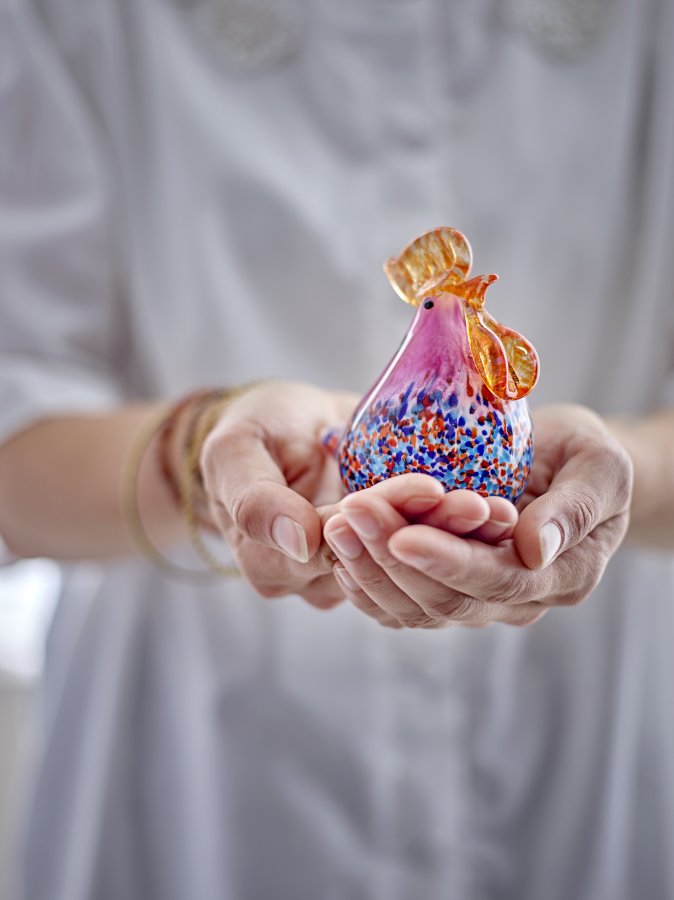 CREATIVE COLLECTION Livie Deko, Pink, Glas