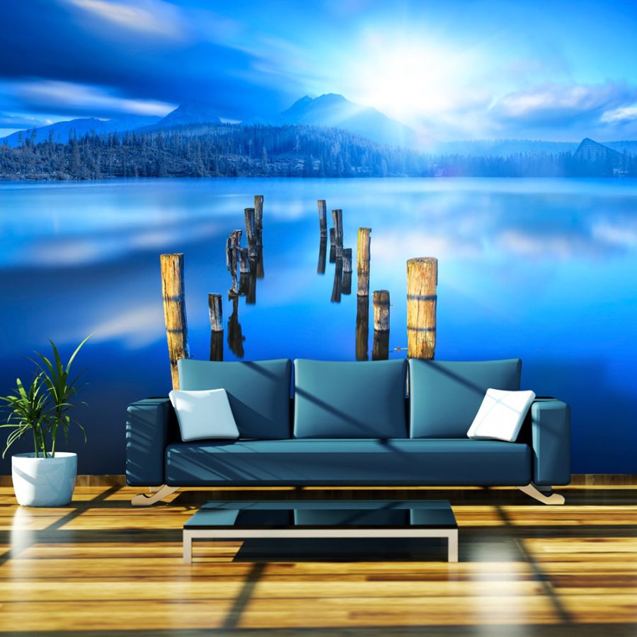 ARTGEIST fototapet - Moments of solitude, udsigt over badebro (flere strrelser)