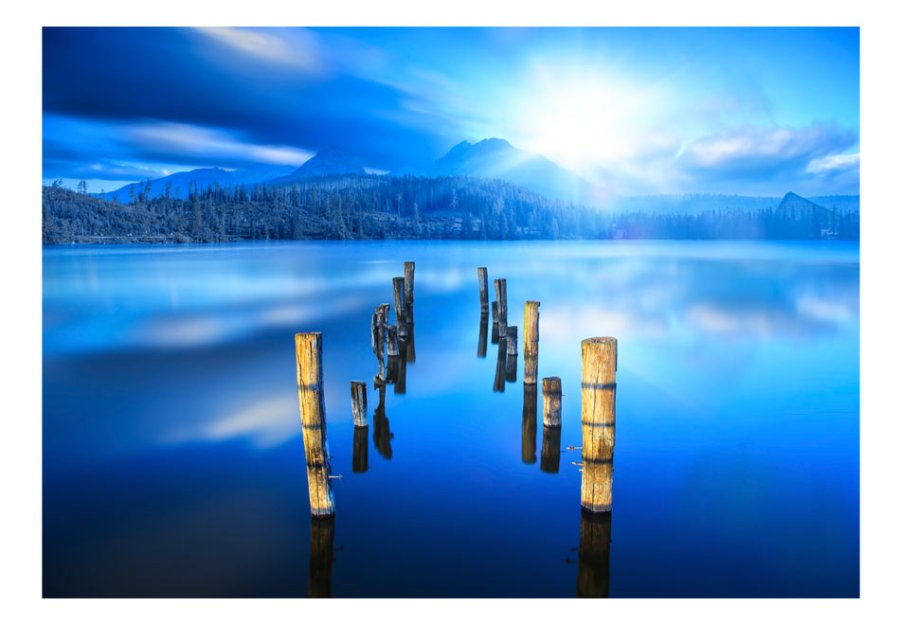 ARTGEIST fototapet - Moments of solitude, udsigt over badebro (flere strrelser)