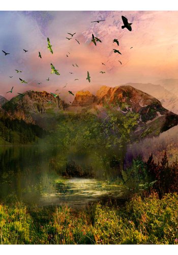 ARTGEIST Fototapet - Bear in the Mountain, bjrn som bjerg (flere strrelser)