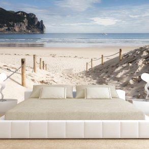 ARTGEIST - Fototapet med udsigt fra en strand - Flere strrelser